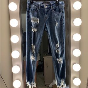 Express ripped jeans
